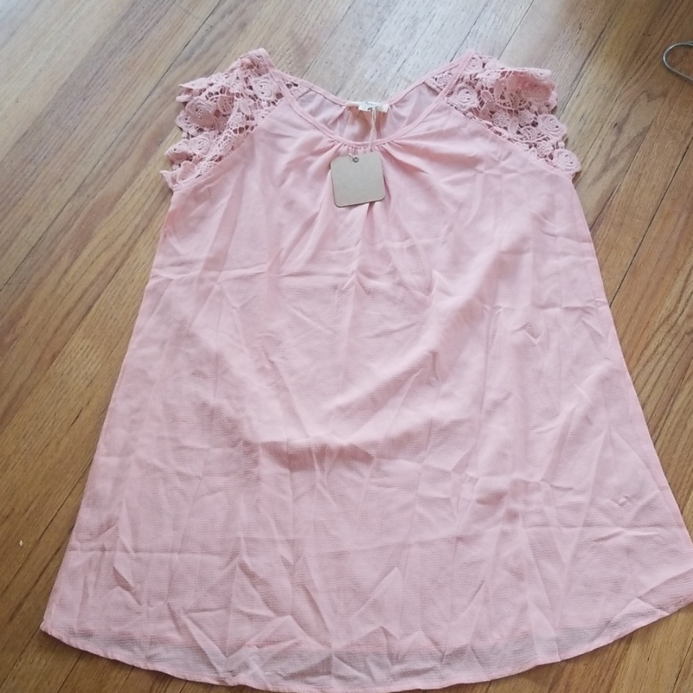 Pink Summer Tunic top
